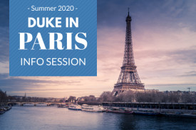 Duke in Paris summer 220 info session